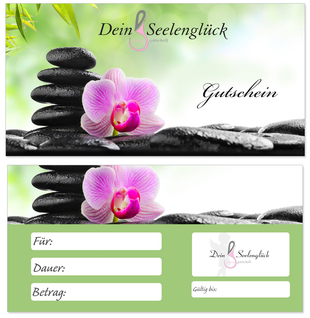 Das ist der Gutschein von Joanna Gottschalk Dein Seelenglück